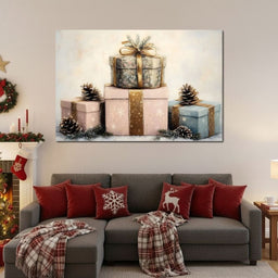 Snowflake Gift Box Jubilee - NicheCanvas