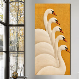 The Swan Assembly - TooplesArt - NicheCanvas