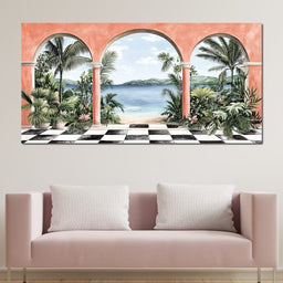 Tropical Archway - NicheCanvas