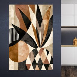 Geometric Geometry Of The Tropical Pineapple - NicheCanvas
