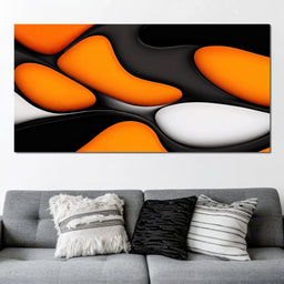 Tangerine Swirl - TooplesArt - NicheCanvas