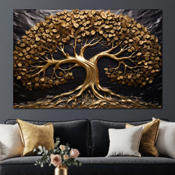 Golden Tree Haven - NicheCanvas