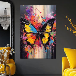 Technicolor Lepidoptera - NicheCanvas