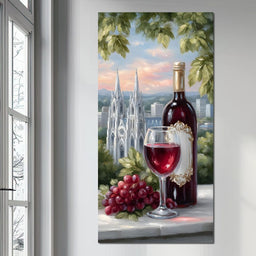 Wine Reverie Cathedral Vista - NicheCanvas