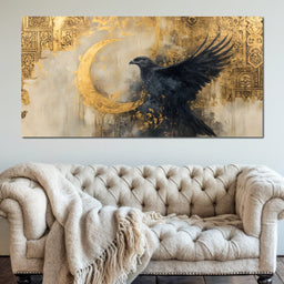 Golden Flight of Midnight - NicheCanvas