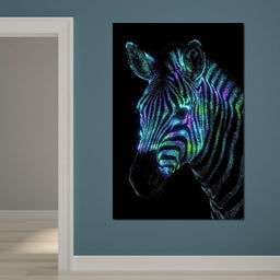Cosmic Zebra - TooplesArt - NicheCanvas
