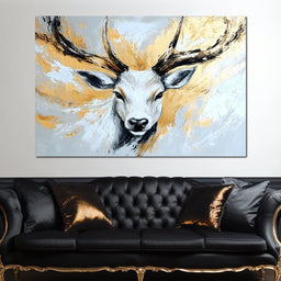 Majestic Stag Radiance - NicheCanvas