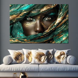 Emerald Gaze Gold Essence - NicheCanvas