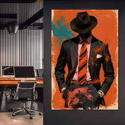The Gentleman of Broken Colors - NicheCanvas