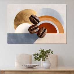 Golden Bean Sunrise Canvas - NicheCanvas