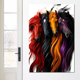 Equestrian Quartet Harmony - NicheCanvas