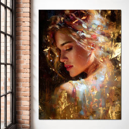 Radiant Brushstrokes Of Grace - NicheCanvas