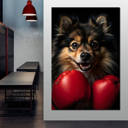 Paws of Courage Pugilist - NicheCanvas