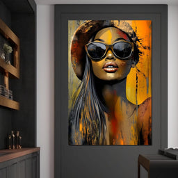 Golden Glamour Radiance - NicheCanvas