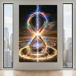 Boundless Resonance of the Celestial Loop - NicheCanvas