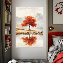 Reflections of Autumn - NicheCanvas