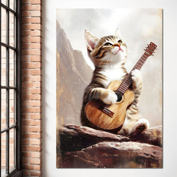 Melody of Feline Dreams - NicheCanvas