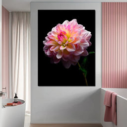 Radiant Dahlia Petals Macro Glow - NicheCanvas