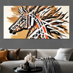 Wild Essence Untamed Brushstrokes - Alicia Smith - NicheCanvas