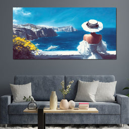 Seaside Reverie with Elegance - NicheCanvas