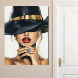 Midnight Allure Elegance - NicheCanvas