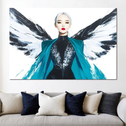 Elegance of Celestial Wings - NicheCanvas