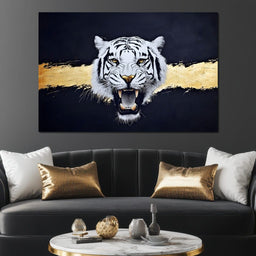 Majestic Tiger Roar Radiance - NicheCanvas