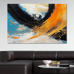 Solar Vortex Oceanic Surge - NicheCanvas