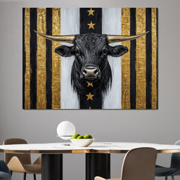 Majestic Bull Gold Standart - NicheCanvas