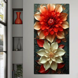 Autumnal Bloom Symphony - NicheCanvas