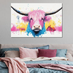 Highland Harmony Burst - NicheCanvas