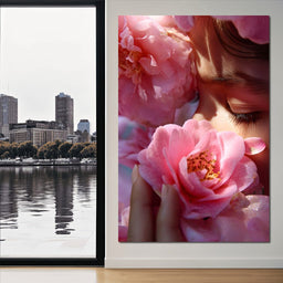 Radiant Petal Dreamscape - NicheCanvas