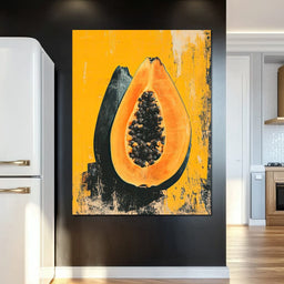Papaya Vibrance - NicheCanvas