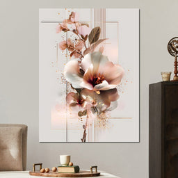 Delicate Petals Radiant Calm - NicheCanvas