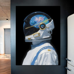 Stellar Mind Voyager Portrait - NicheCanvas