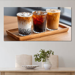 Trio of Iced Cafe Delights - NicheCanvas