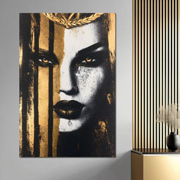 Golden Glance Enigma - NicheCanvas