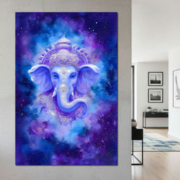 Celestial Ganesha Starlight - NicheCanvas