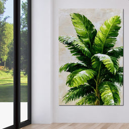 Verdant Rhythm of Tropical Palms - NicheCanvas