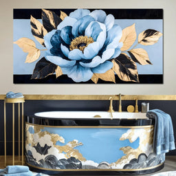 Golden Petal Harmony Blossom - NicheCanvas