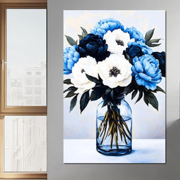 Floral Symphony in Glass - NicheCanvas