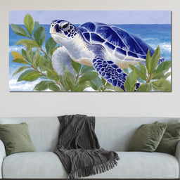 Ocean Voyager Sea Turtle Breeze - NicheCanvas