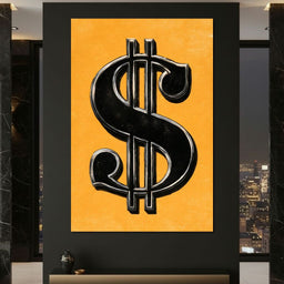 Weight of the Gilded Market - NicheCanvas