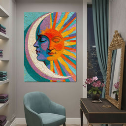 Celestial Union Of The Divided Day - NicheCanvas