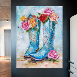 Floral Cowboy's Melodic Saga - Neal Hackett - NicheCanvas