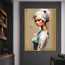 Female Portrait 256 - Johanjjf - NicheCanvas