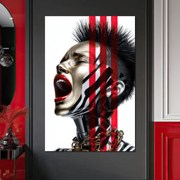 Cyber Scream Queen - TooplesArt - NicheCanvas