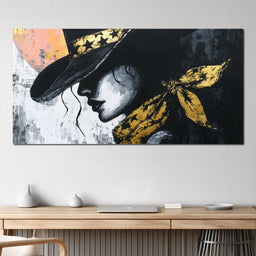 Golden Cowgirl - NicheCanvas