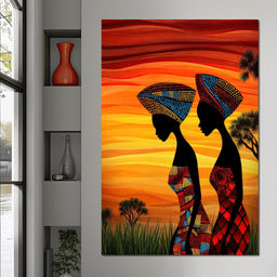 Sisters of the Savannah - TooplesArt - NicheCanvas