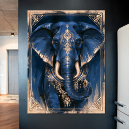 Gilded Wisdom of the Midnight Sage - NicheCanvas
